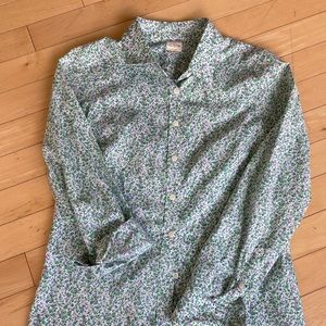 J. Crew Floral Perfect Shirt